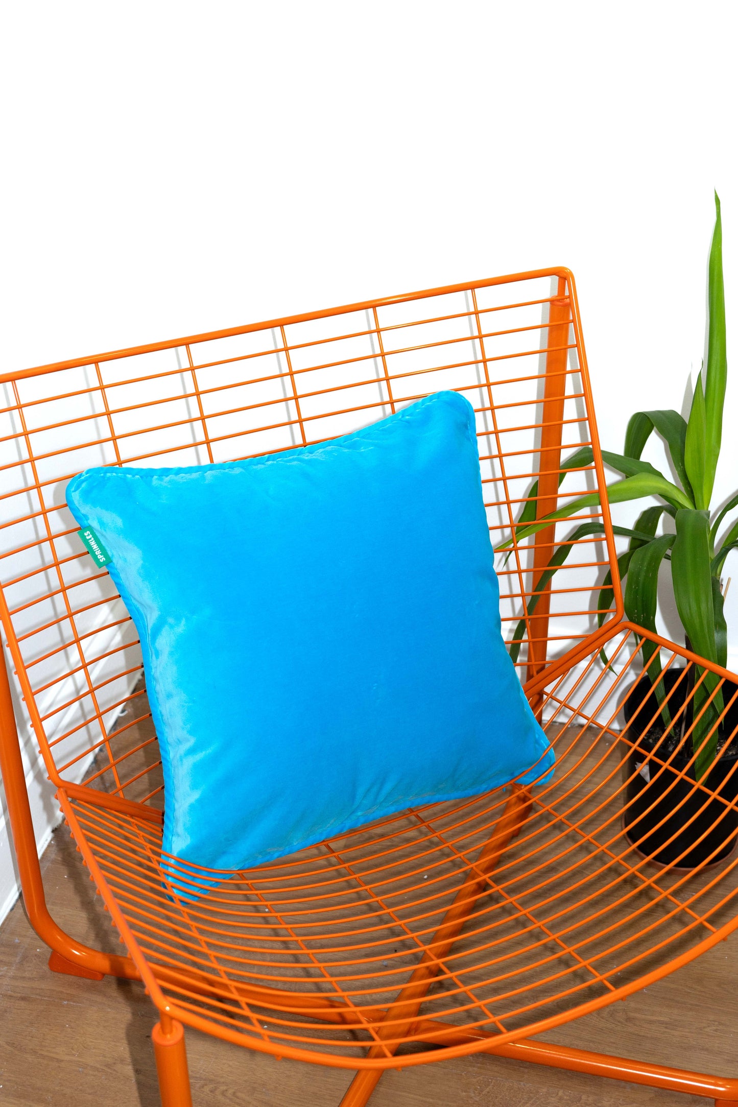 Velvet Cushion - Bubblegum