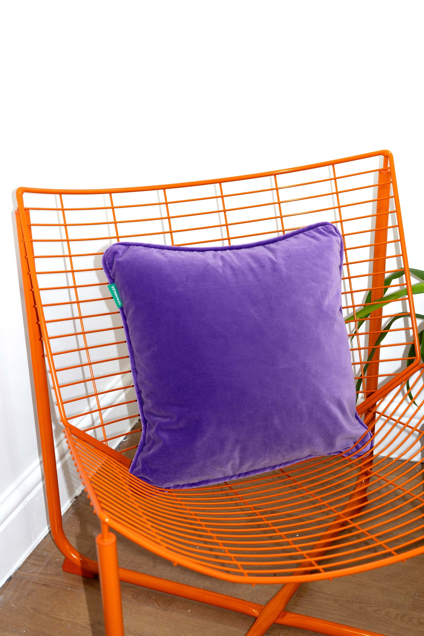 Velvet Cushion - Grape