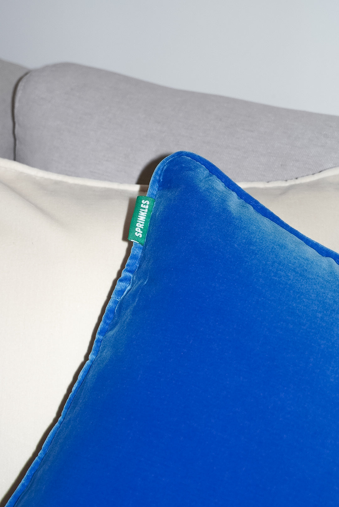 Velvet Cushion - Blue Raspberry