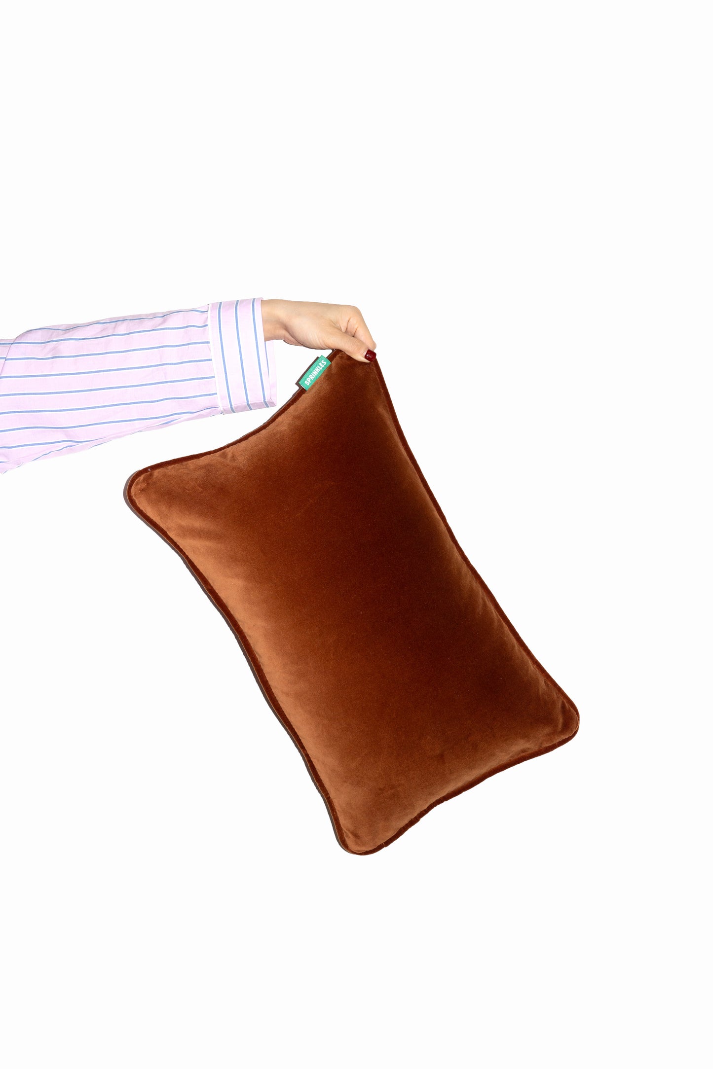 Velvet Cushion - Toffee