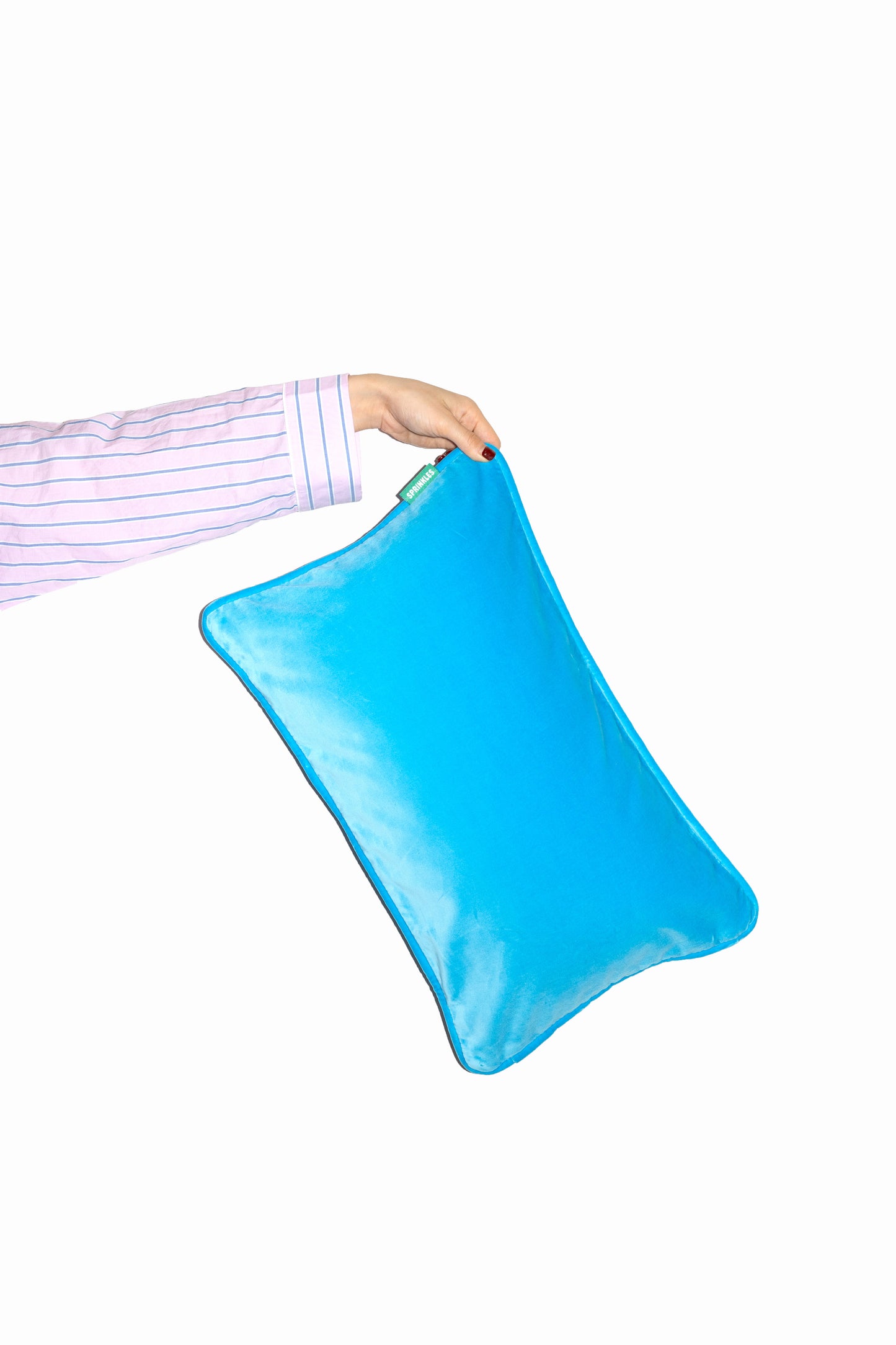 Velvet Cushion - Bubblegum