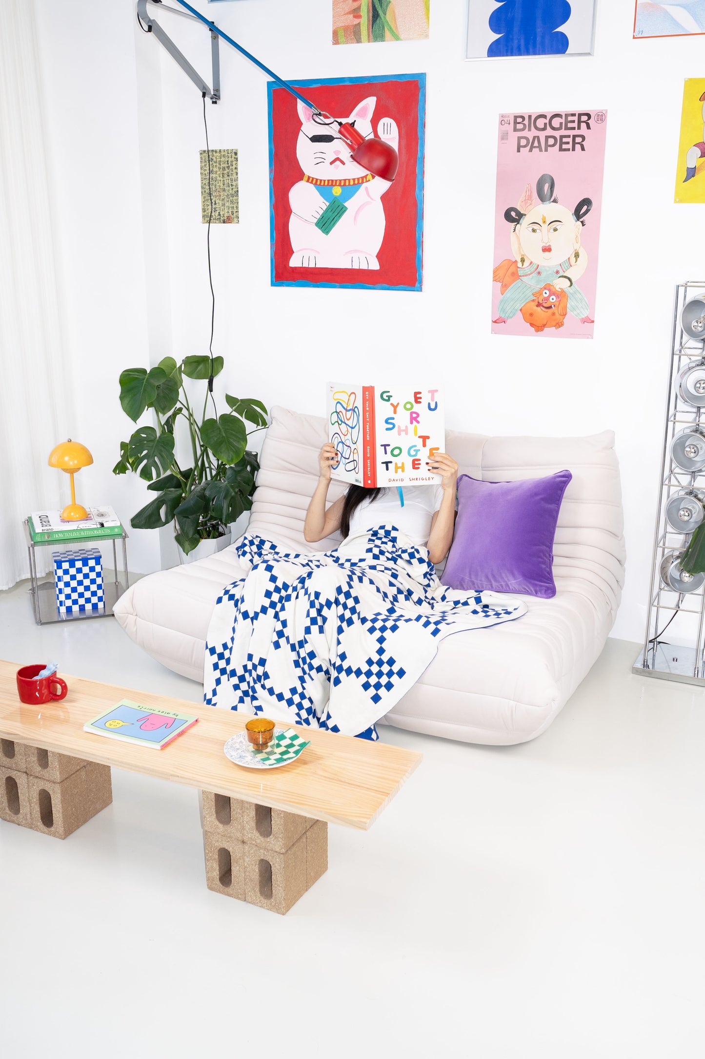 Knitted Blanket - Muffin