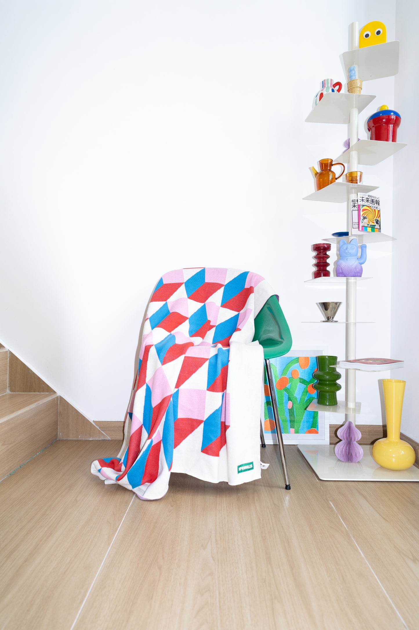 Knitted Blanket - Marzipan