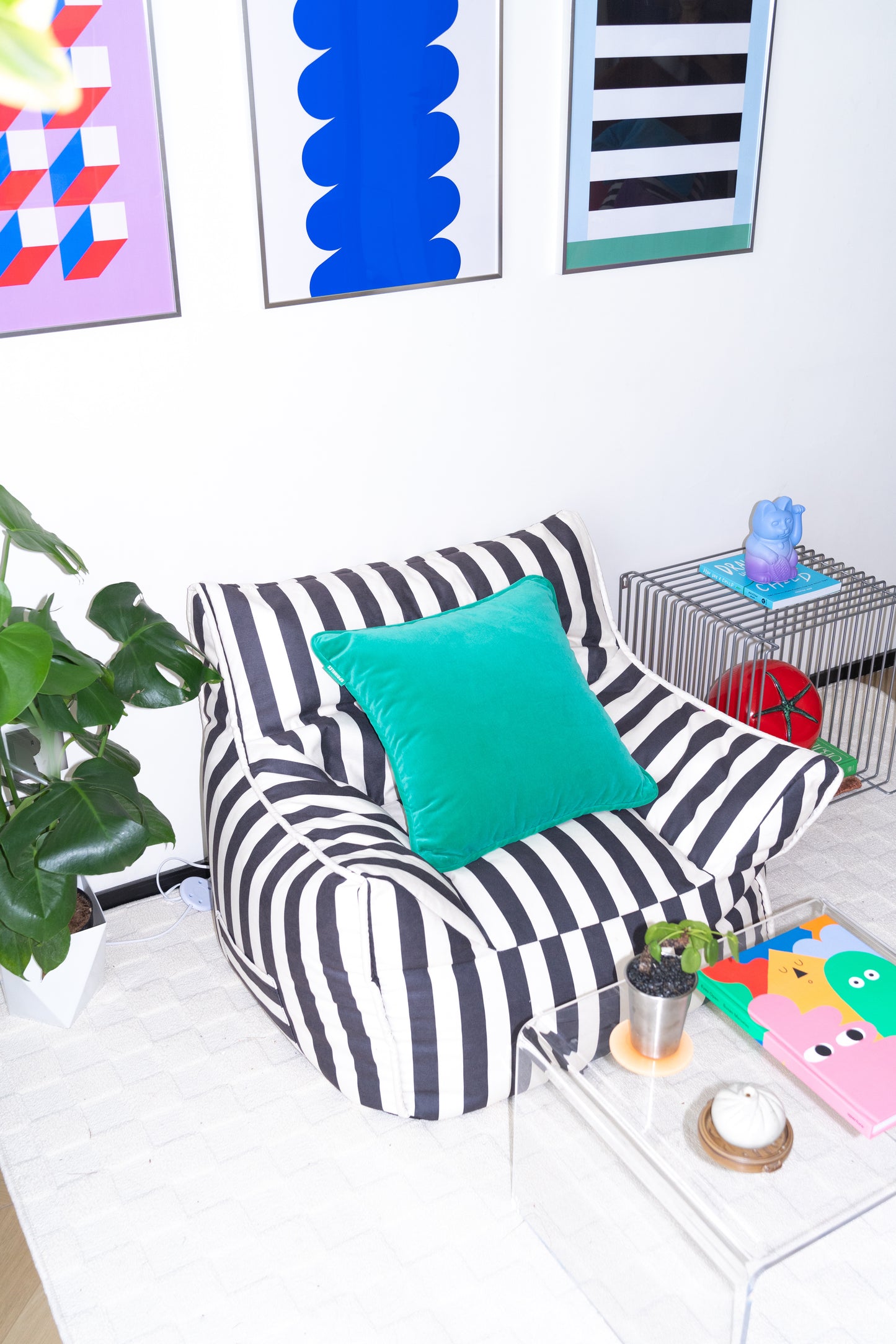 Velvet Cushion - Watermelon