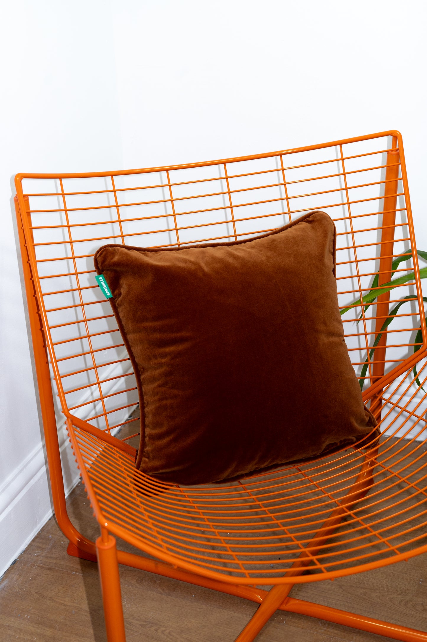 Velvet Cushion - Toffee
