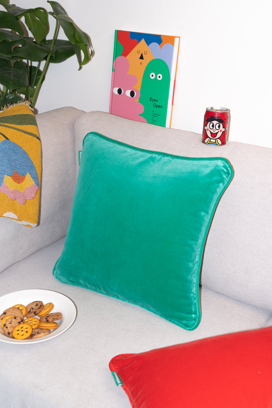 Velvet Cushion - Watermelon