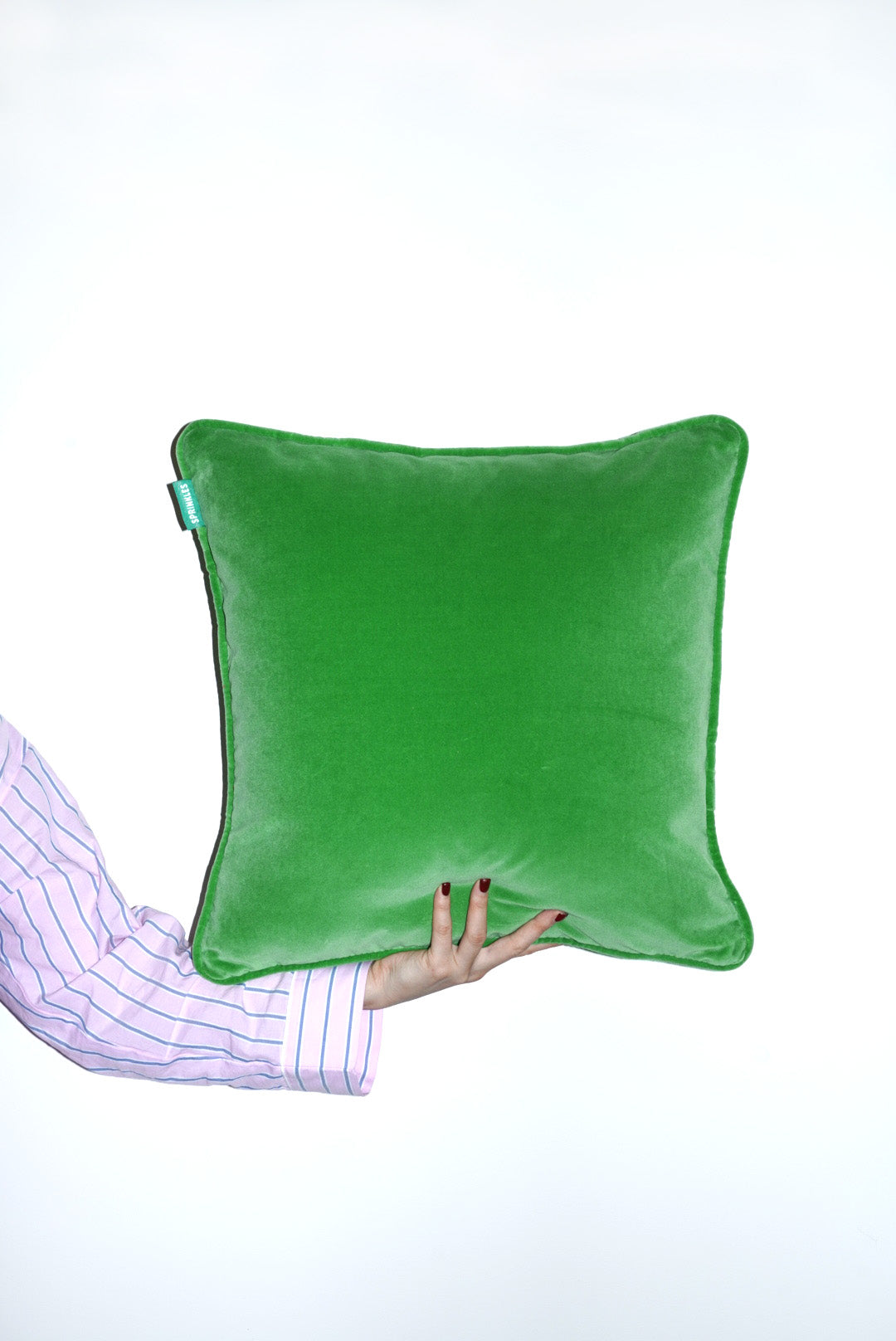 Velvet Cushion - Apple
