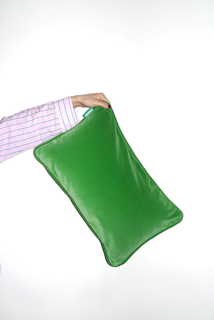 Velvet Cushion - Apple