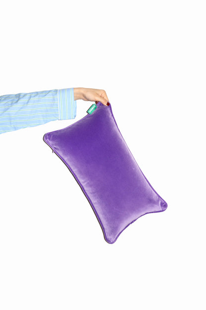 Velvet Cushion - Grape