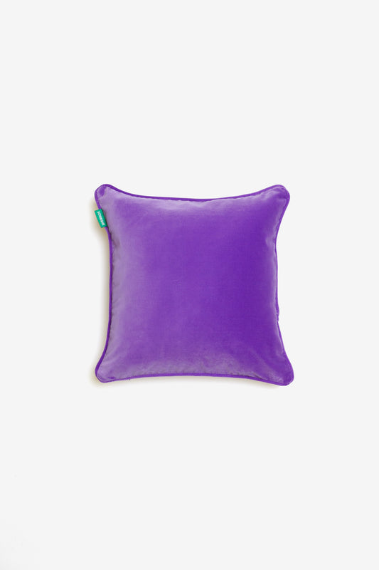 Velvet Cushion - Grape