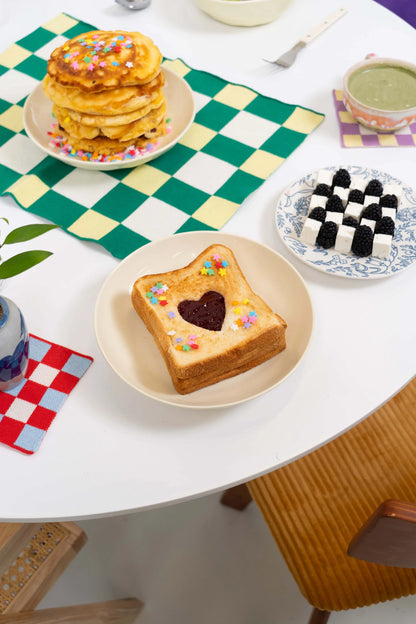Waffle Placemats Green / Yellow