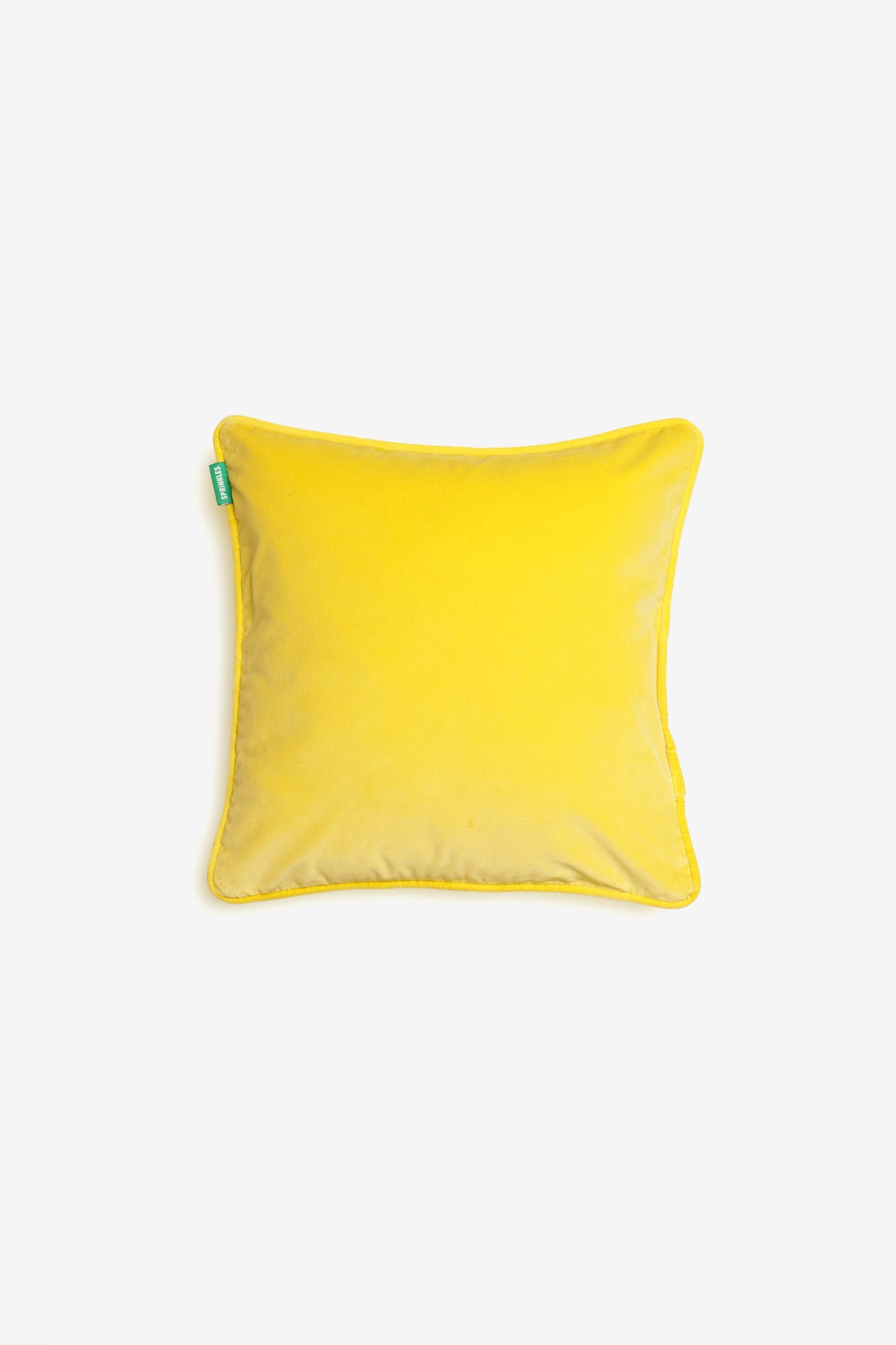 Velvet Cushion -  Lemon Sorbet