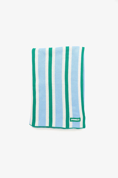 Knitted Blanket - Mint