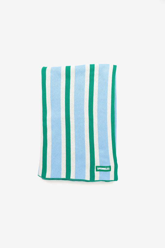 Knitted Blanket - Mint