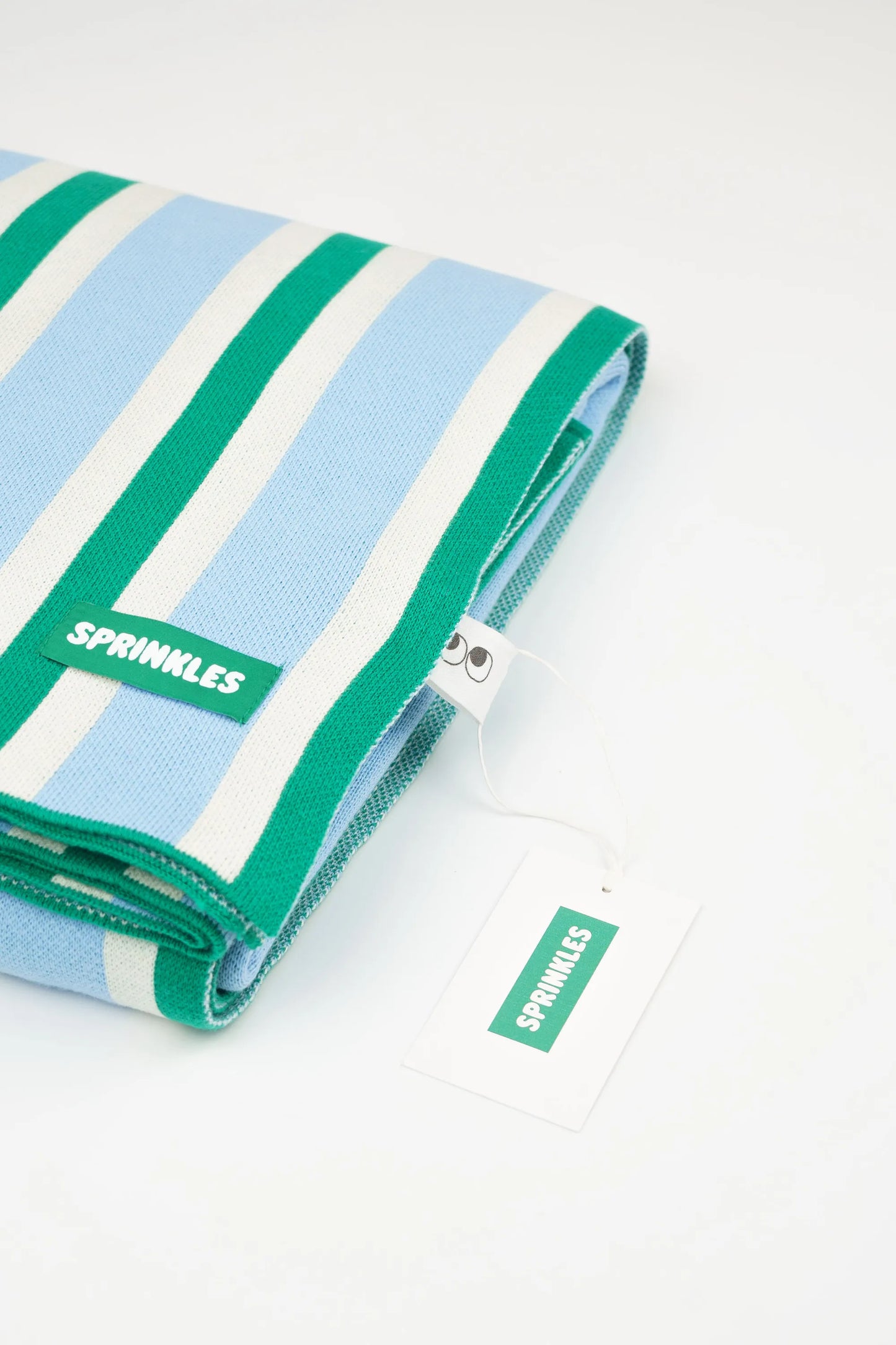Knitted Blanket - Mint