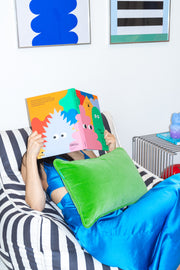 Velvet Cushion - Apple