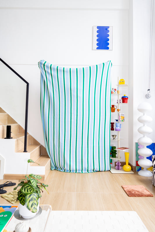 Knitted Blanket - Mint