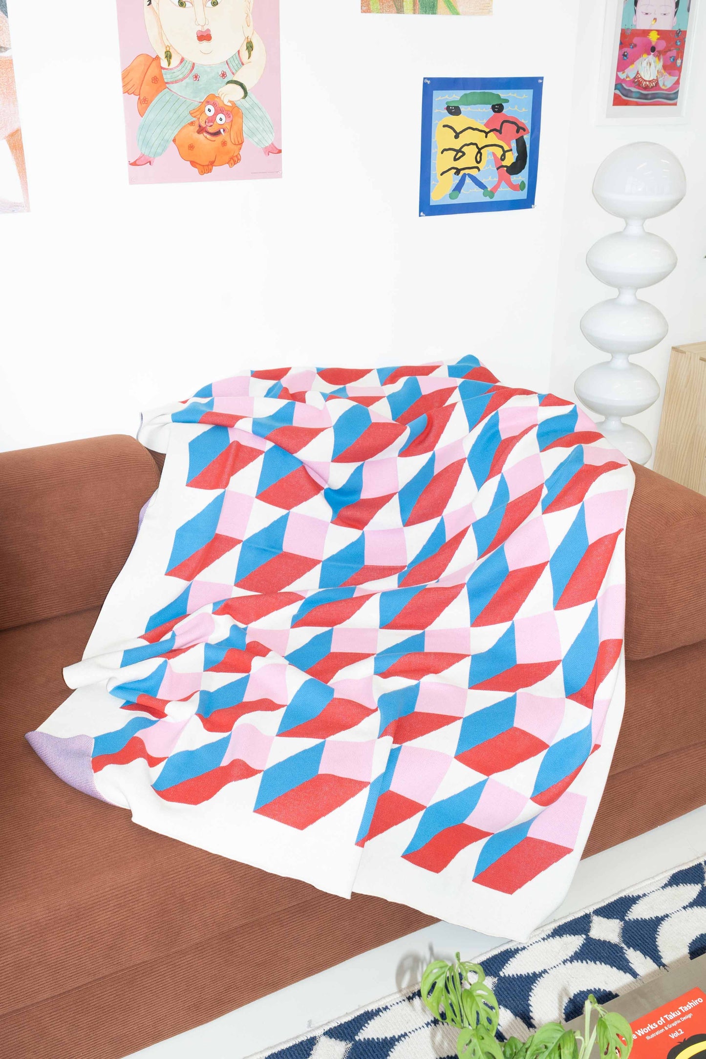 Knitted Blanket - Marzipan
