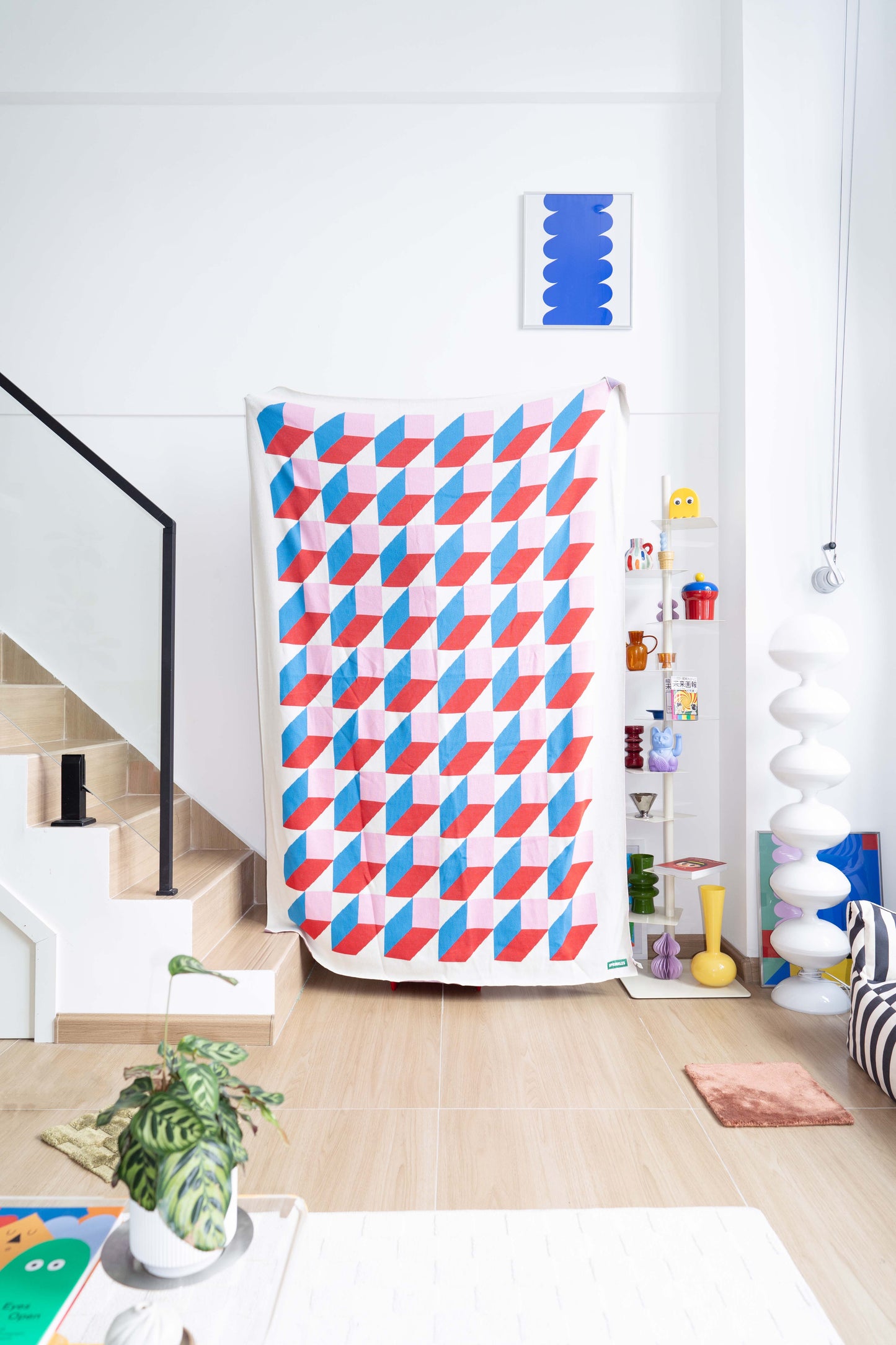 Knitted Blanket - Marzipan