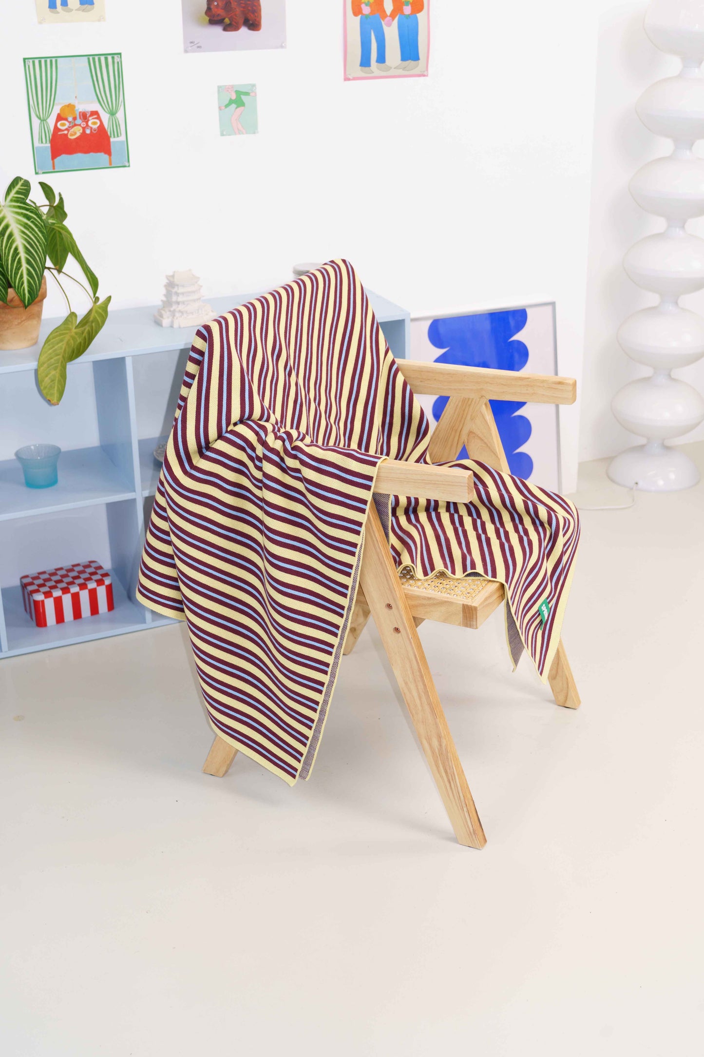 Knitted Blanket - Sundae