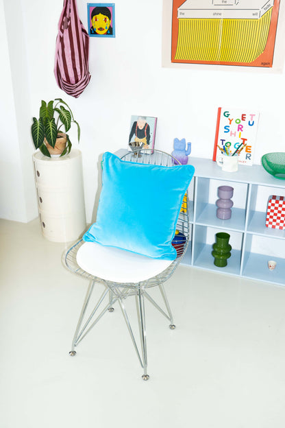 Velvet Cushion - Bubblegum