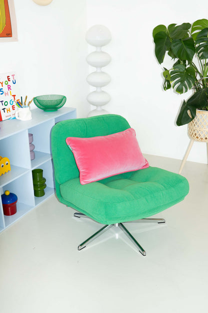 Velvet Cushion - Candy Floss