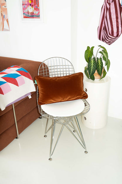 Velvet Cushion - Toffee