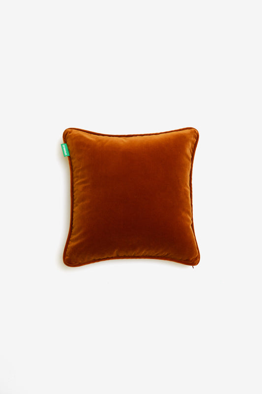 Velvet Cushion - Toffee