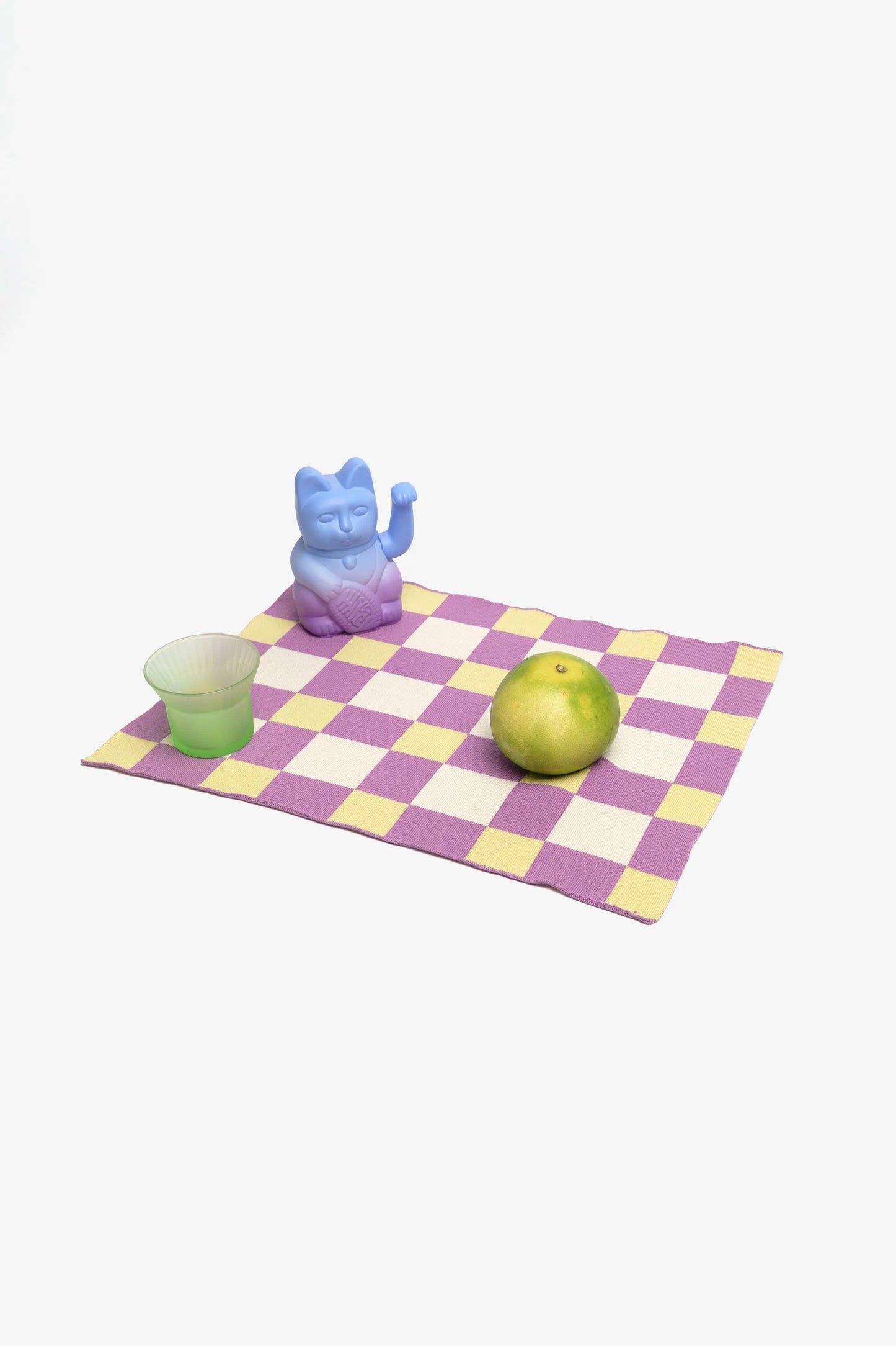 Waffle Placemats Purple / Yellow